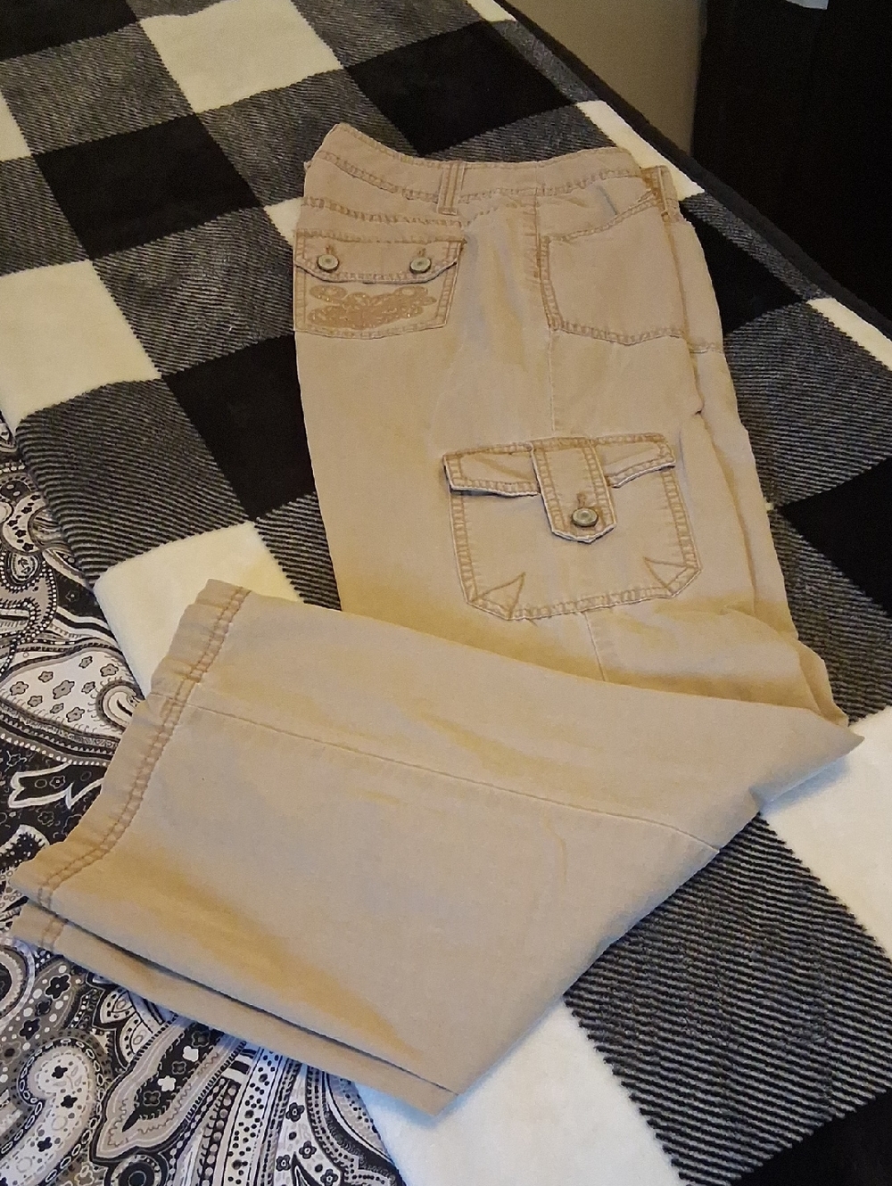 Old Glory Khaki Cargo Pants